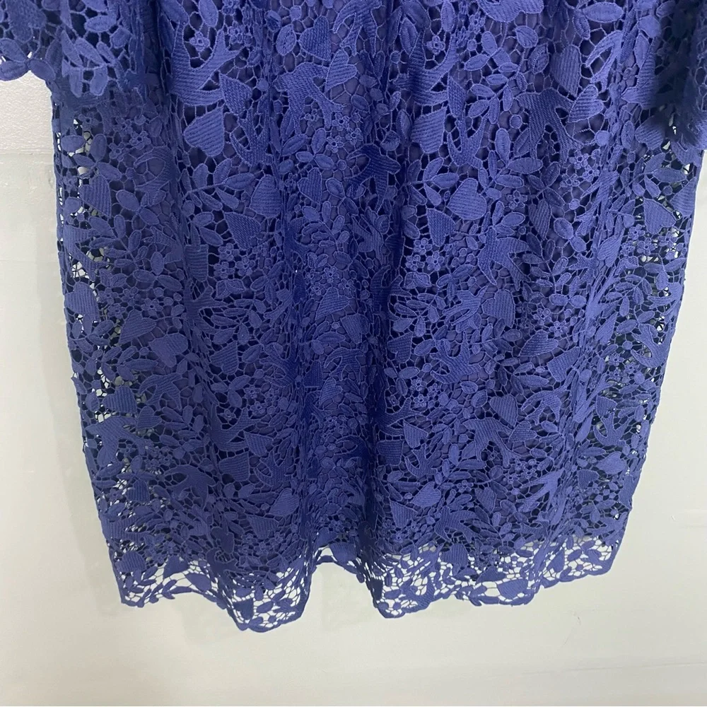 Boden Brittany Lace Blue‎ Dress Sz 16 W0027